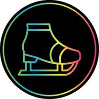 Ice skate Vector Icon Design