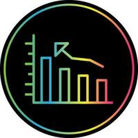 Bar graph Vector Icon Design