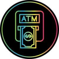 Atm machine Vector Icon Design