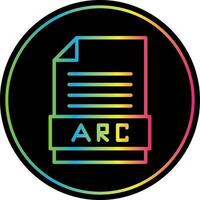 Arc Vector Icon Design