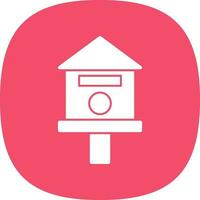 Bird house Vector Icon Design