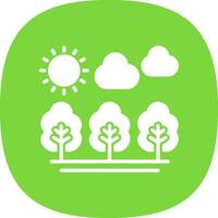 Forest Vector Icon Design