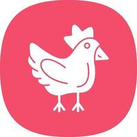 Chicken Vector Icon Design