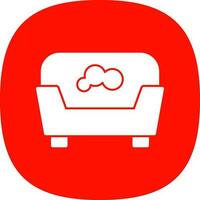 Pet bed Vector Icon Design