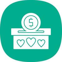 Donation Vector Icon Design