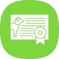 Certificate Vector Icon Design