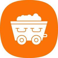 Trolley Vector Icon Design