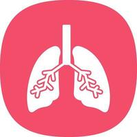 Lungs Vector Icon Design