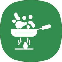 Stir fry Vector Icon Design