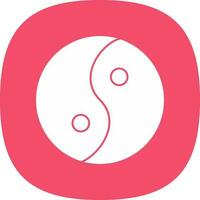 Yin yang Vector Icon Design
