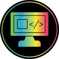 diseño de icono de vector de software