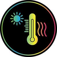 diseño de icono de vector de onda de calor