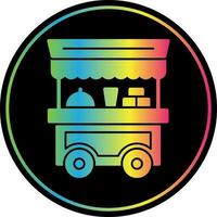 Food cart Vector Icon Design