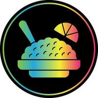 American fried rice Vector Icon Design