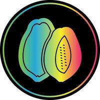 Papaya Vector Icon Design