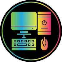 diseño de icono de vector de computadora