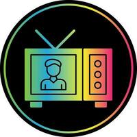 televisión espectáculo vector icono diseño
