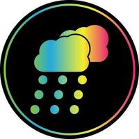 Snowing Vector Icon Design
