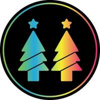 Christmas tree Vector Icon Design