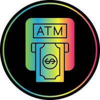 Atm machine Vector Icon Design