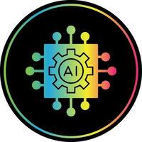 Artificial intelligence Vector Icon Design