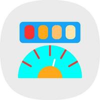 Mileage Vector Icon Design