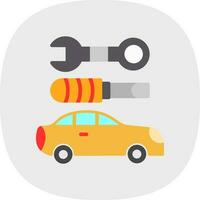 Car maintenance Vector Icon Design