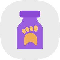Pet food Vector Icon Design