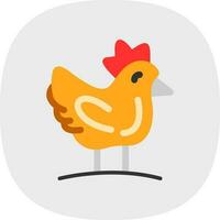 Hen Vector Icon Design