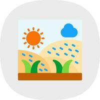 Grassland Vector Icon Design