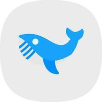 Whale Vector Icon Design