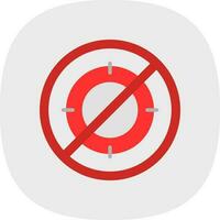 No hunt Vector Icon Design