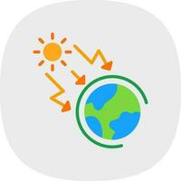 Greenhouse effect Vector Icon Design