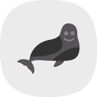 Seal Vector Icon Design