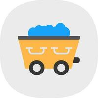 Trolley Vector Icon Design