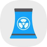 diseño de icono de vector nuclear