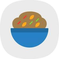 Red curry Vector Icon Design