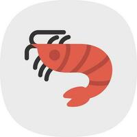 Shrimp Vector Icon Design