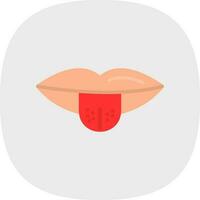 Tongue out Vector Icon Design