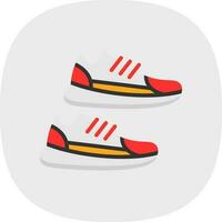 diseño de icono de vector de zapatillas