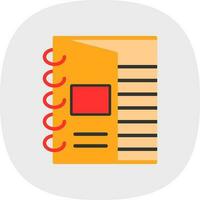 Notebook Vector Icon Design