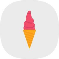 diseño de icono de vector de helado