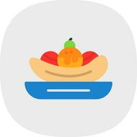 Banana split Vector Icon Design
