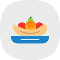 Banana split Vector Icon Design