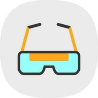 diseño de icono de vector de gafas