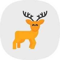 Reindeer Vector Icon Design