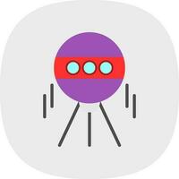 Sputnik Vector Icon Design