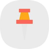 Push pin Vector Icon Design