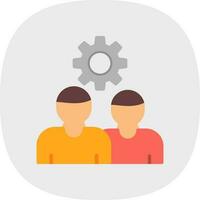 Colleague Vector Icon Design