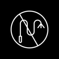 No whip Vector Icon Design